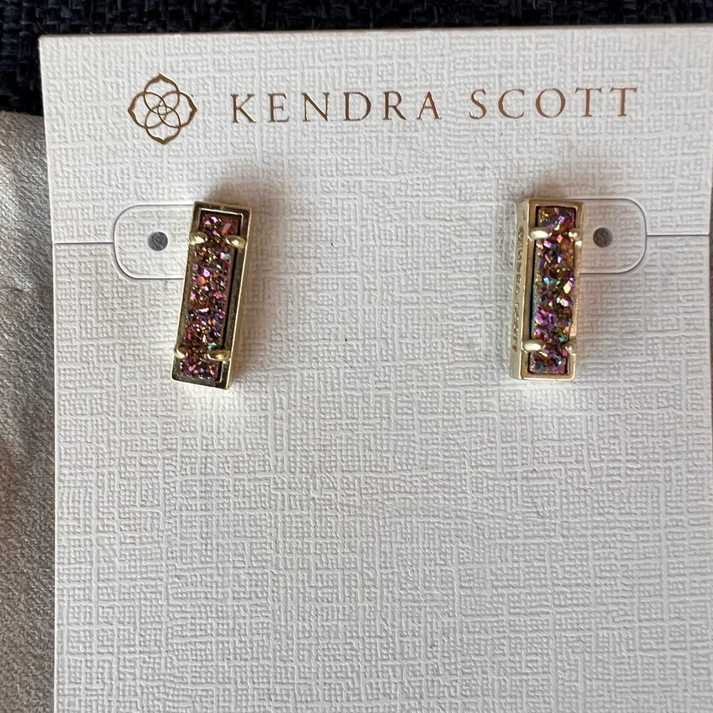 Lady multi drusy stud